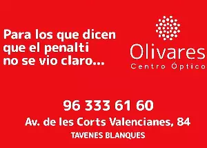 CENTRO OPTICO OLIVARES Colaborador Tavernes Blanques CF